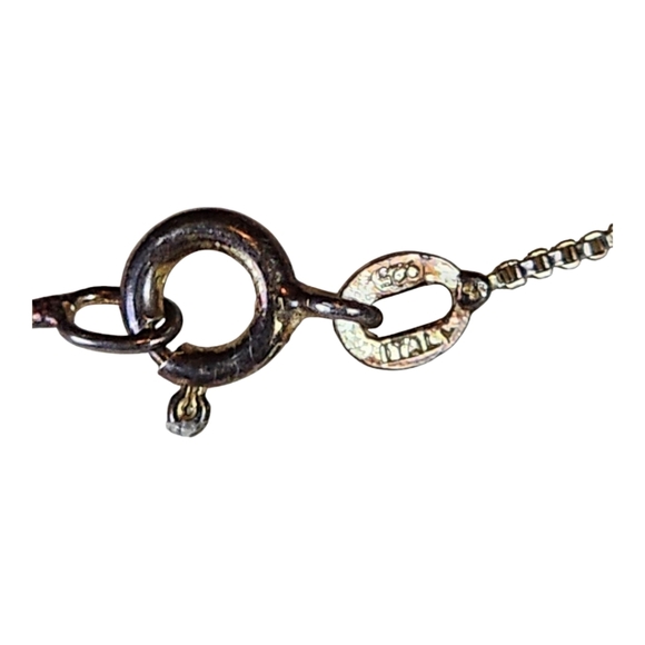 Vintage 925 Sterling Silver Prayer Box Locket Necklace Italy TBE Gothic Artisan - Picture 11 of 12